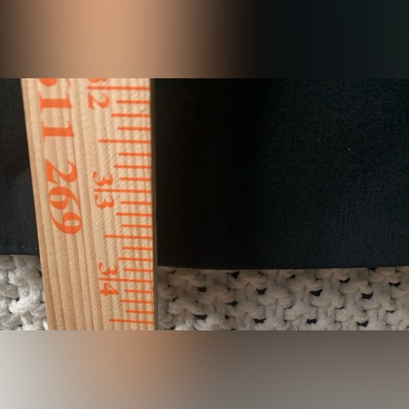 Calvin Klein Men's Black Wool Suit Jacket; Size 42L **One Front Button Missing** - Picture 10 of 12